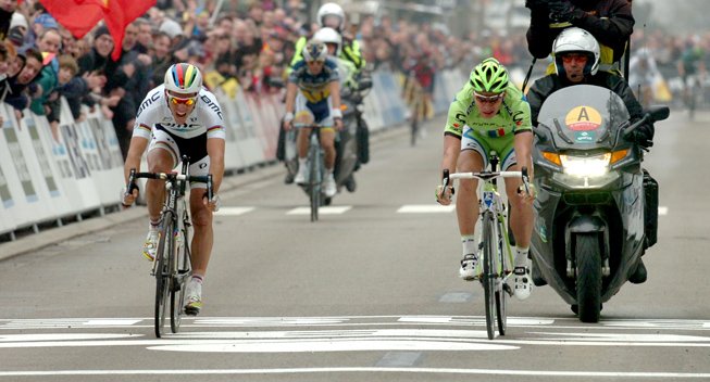 Brabantse Pijl 2013 Peter Sagan og Philippe Gilbert spurt