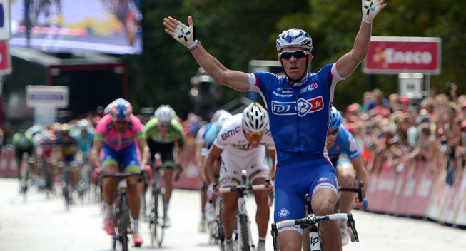 Eneco Tour 2013 2 etape Arnaud Demare spurt sejr