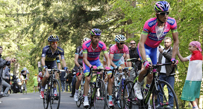 Giro2013 10 etape Niemiec Scarponi Nibali og Majka