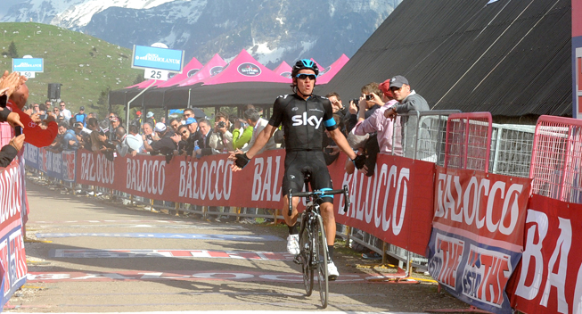 Giro2013 10 etape Rigoberto Uran sejr
