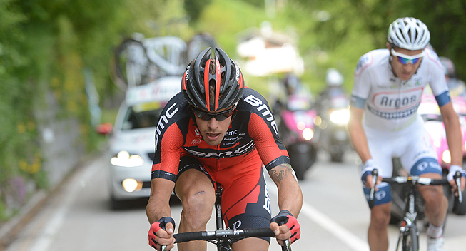 Giro2013 11 etape Daniel Oss angreb
