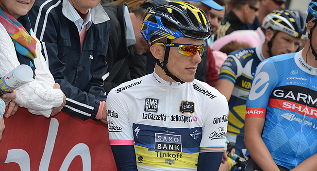 Giro2013 11 etape Rafal Majka prestart