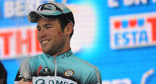 Giro2013 12 etape Mark Cavendish podiet 