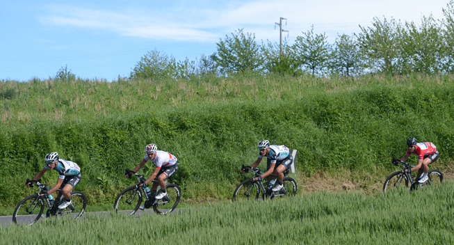 Giro2013 13 etape Gianluca Brambilla - Michal Golas og Mark Cavendish