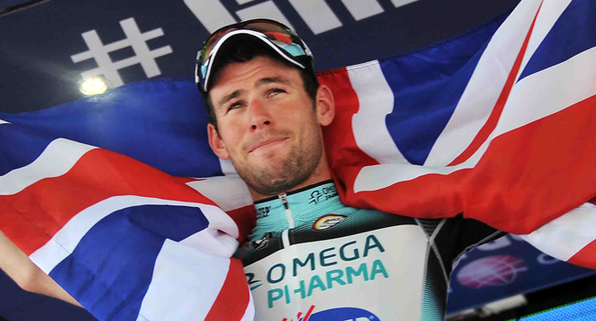Giro2013 13 etape Mark Cavendish podiet