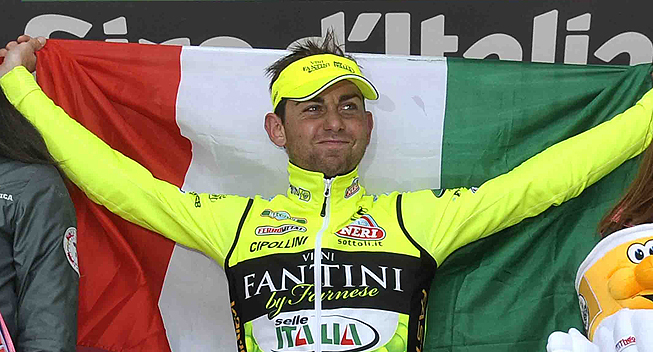 Giro2013 14 etape Mauro Santambrogio podiet  