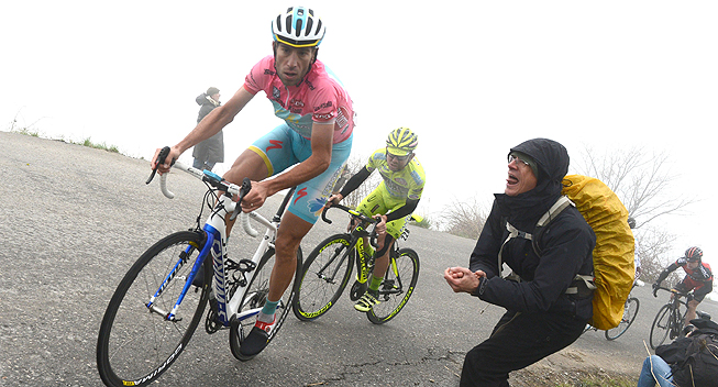Giro2013 14 etape Vincenzo Nibali angreb