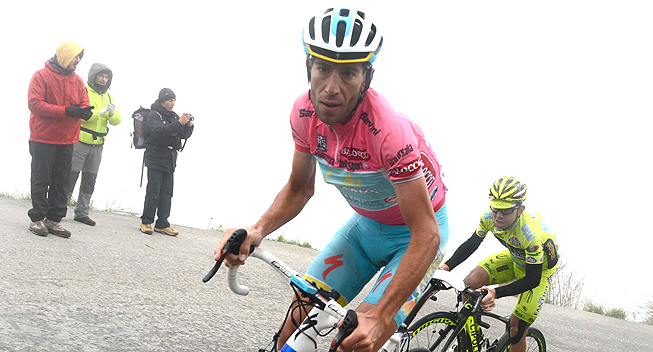 Giro2013 14 etape Vincenzo Nibali angreb 