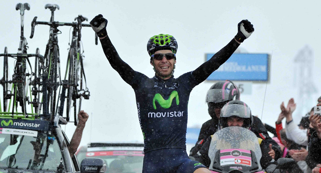 Giro2013 15 etape Giovanni Visconti sejr Galibier