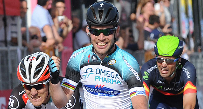 Giro2013 1 etape Mark Cavendish sejr      