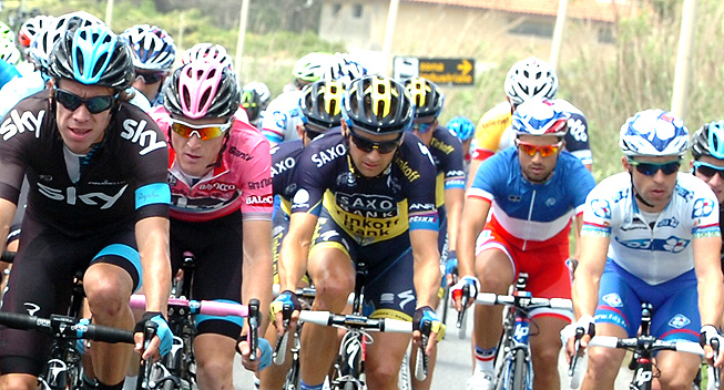 Giro2013 3 etape Rafal Majka i feltet