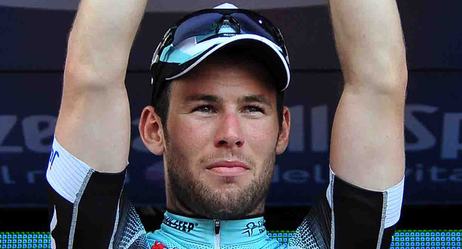 Giro2013 6 etape Mark Cavendish podiet  