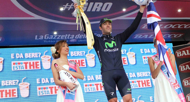 Giro2013 8 etape Enkeltstart Alex Dowsett podiet   