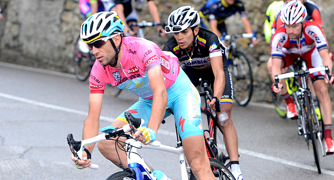 Giro2013 9 etape Vincenzo Nibali nedad