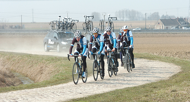 Paris-Roubaix prerace Blanco Arenberg  