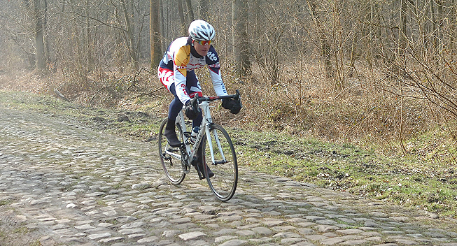 Paris-Roubaix prerace Lars Bak
