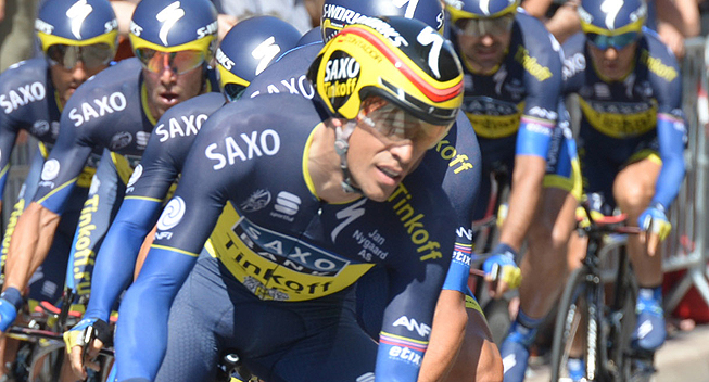TdF2013 4 etape TTT Team Saxo - Tinkoff Alberto Contador 