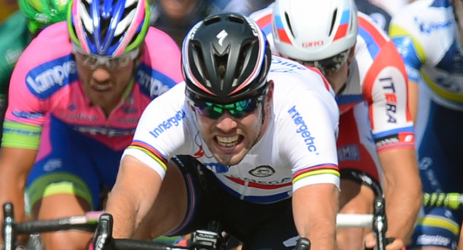 TdF2013 12 etape spurt Mark Cavendish