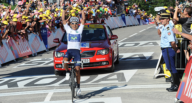 Tour de France 20 etape 2013 Nairo Quintana sejr