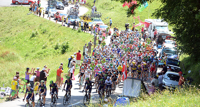 Tour de France 20 etape 2013 peloton