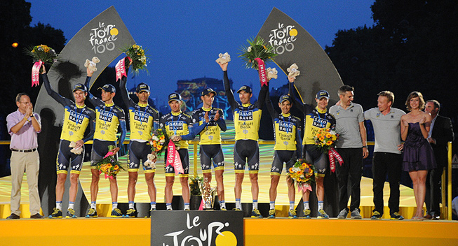 Tour de France 21 etape 2013 holdkonkurrencen