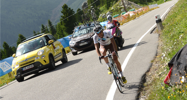 Tour de Pologne 2013 2 etape Christophe Riblon angreb