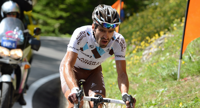 Tour de Pologne 2013 2 etape Christophe Riblon angreb 