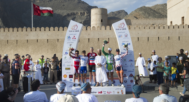 Oman2013 4 etape podie trojerne