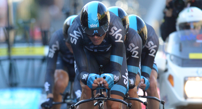 Photo: Bradley Wiggins is due to lead Team Sky in the upcoming World Championship TTT event. 
