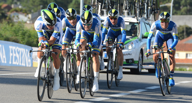 Vuelta 2013 1 etape TTT Orica - GreenEDGE
