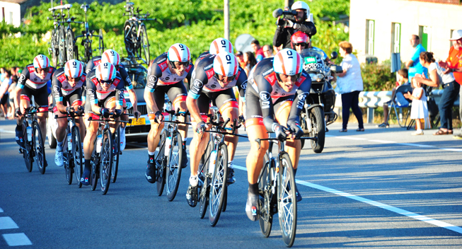 Vuelta 2013 1 etape TTT RadioShack - Leopard