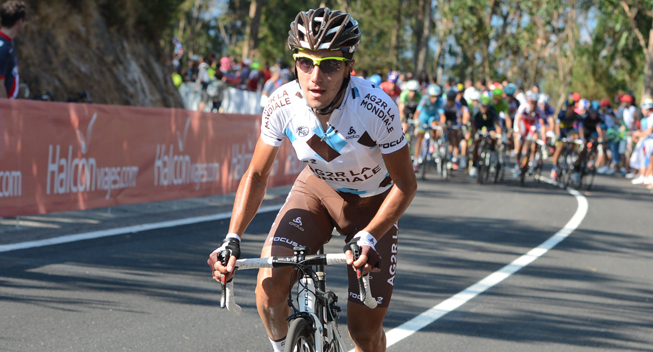 Vuelta 2013 2 etape Domenico Pozzovivo angreb