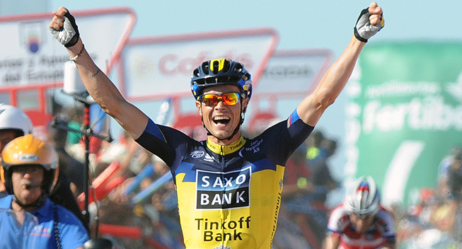 Vuelta 2013 2 etape Nicolas Roche sejr 