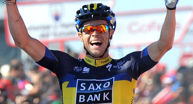 Vuelta 2013 2 etape Nicolas Roche sejr  
