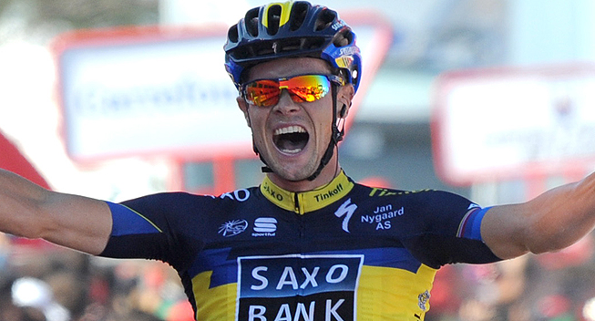 Vuelta 2013 2 etape Nicolas Roche sejr   