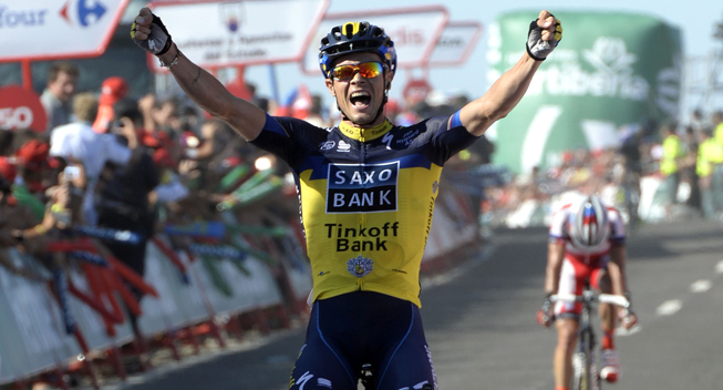 Vuelta 2013 2 etape Nicolas Roche sejr     
