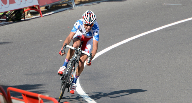 Vuelta 2013 4 etape Daniel Moreno Fernandez angreb
