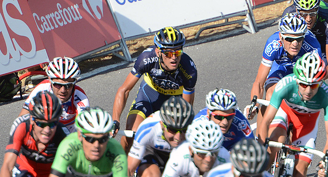 Vuelta 2013 4 etape Roman Kreuziger i feltet