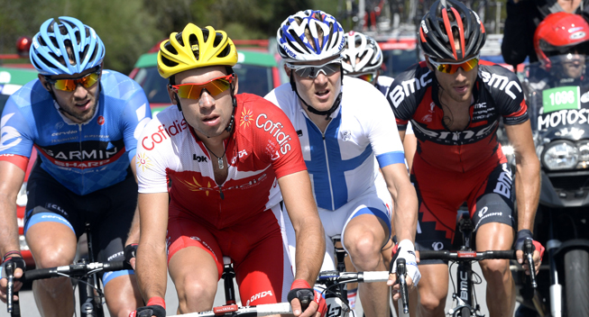 Vuelta 2013 4 etape Udbrud med Alex Rasmussen