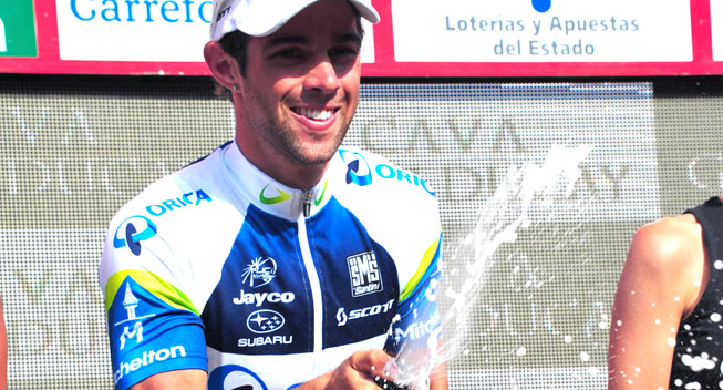 Vuelta 2013 5 etape Michael Matthews champagnesproejt
