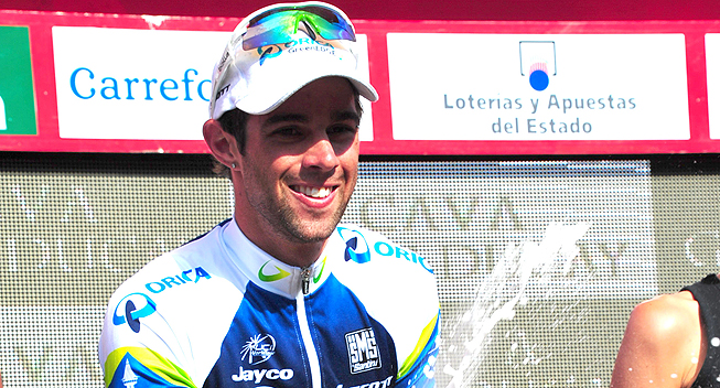 Vuelta 2013 5 etape Michael Matthews podiet 