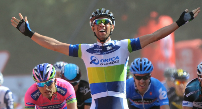 Vuelta 2013 5 etape Michael Matthews sejr 
