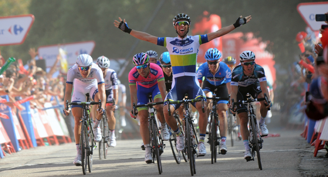 Vuelta 2013 5 etape Michael Matthews sejr 1