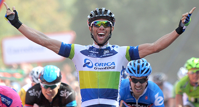 Vuelta 2013 5 etape Michael Matthews sejr    
