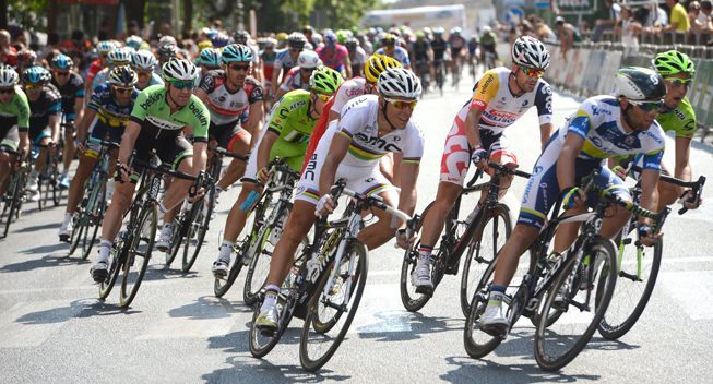 Vuelta 2013 6 etape feltet jagter