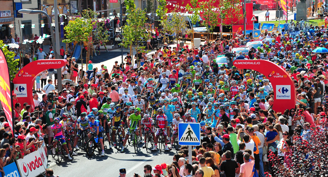 Vuelta 2013 7 etape prestart