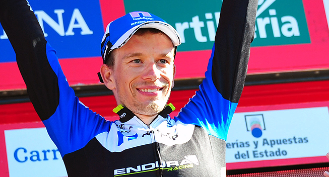 Vuelta 2013 8 etape Leopold Konig podiet