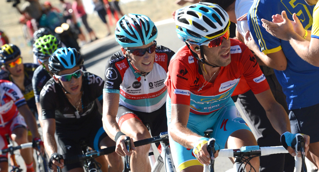 Vuelta 2013 8 etape Vincenzo Nibali gruppe