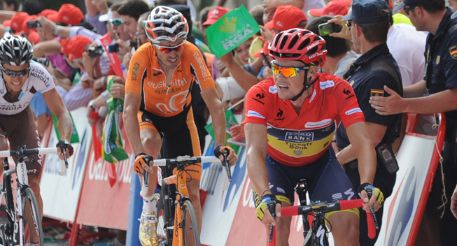 Vuelta 2013 9 etape Nicolas Roche og Samuel Sanchez