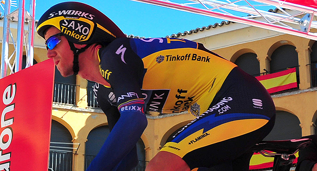 Vuelta2013 11 etape Enkeltstart Chris Anker Sorensen  